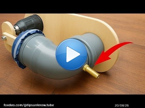 Invention géniale d'un plombier de 60 ans ! Idée de recyclage GRATUITE à partir de tuyaux en PVC et