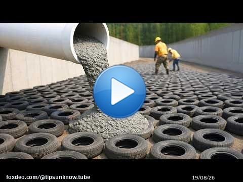 Très peu de gens connaissent cette invention géniale ! Une idée de recyclage GRATUITE à base de pneu