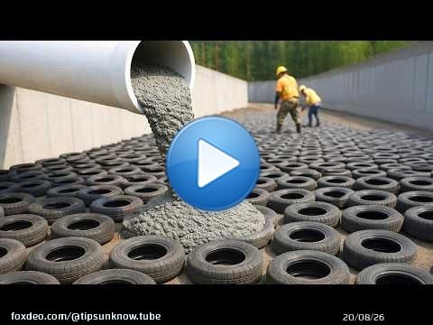 Très peu de gens connaissent cette invention géniale ! Une idée de recyclage GRATUITE à base de pneu