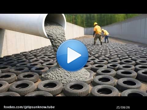 Très peu de gens connaissent cette invention géniale ! Une idée de recyclage GRATUITE à base de pneu