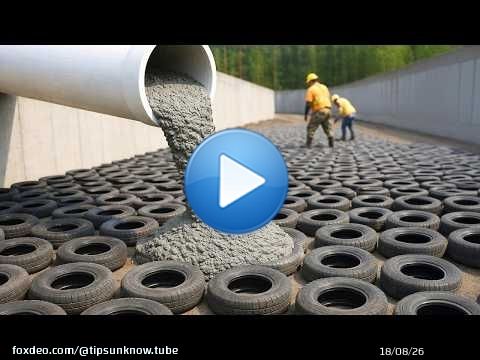 Très peu de gens connaissent cette invention géniale ! Une idée de recyclage GRATUITE à base de pneu