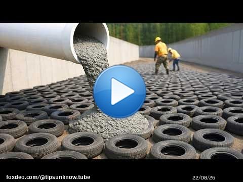 Très peu de gens connaissent cette invention géniale ! Une idée de recyclage GRATUITE à base de pneu