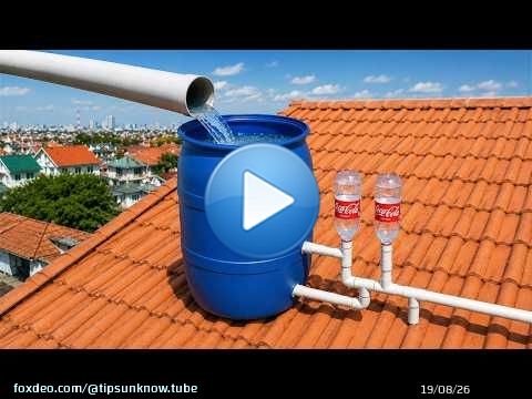Invention surprenante d'un plombier de 60 ans ! Une idée de recyclage GRATUITE pour les fûts et bout