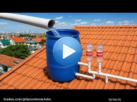 Invention surprenante d'un plombier de 60 ans ! Une idée de recyclage GRATUITE pour les fûts et bout