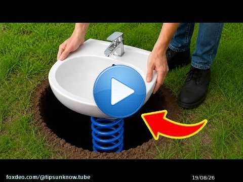 Invention géniale d'un plombier de 60 ans ! Idées de recyclage gratuites pour vos vieux éviers et tu