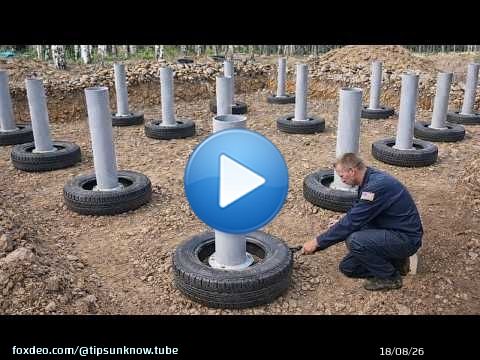 Invention géniale d'un plombier de 60 ans ! Idées de recyclage gratuites pour les pneus et les vieux