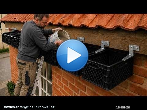 Invention géniale d'un plombier de 60 ans ! Versez du ciment dans un récipient en plastique et recev