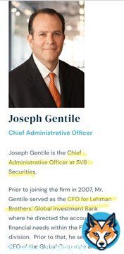 破綻したSVB(シリコンバレー銀行)のCAOは、元リーマン・ブラザーズの投資銀行部門CFOだった。