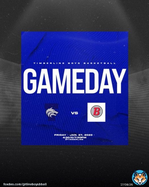 The Wolfpack are at home tonight vs Boise HS! Tip-off begins at 4:30 #BLUEBLOODED @TimbWolvesAD