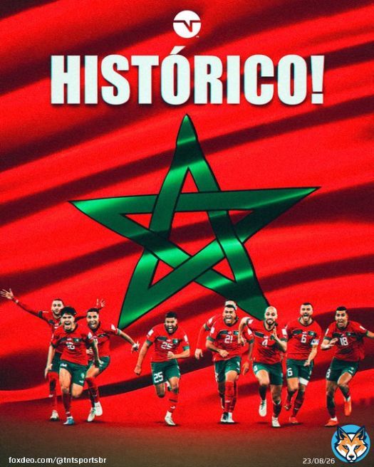 SIMPLESMENTE A PRIMEIRA SELE&Ccedil;&Atilde;O AFRICANA A CHEGAR NUMA SEMIFINAL DE COPA NA HIST&Oacute;RIA! O sonho de Marrocos (e do estagi&aacute;rio) segue MUITO VIVO! #TNTSportsNoQatar