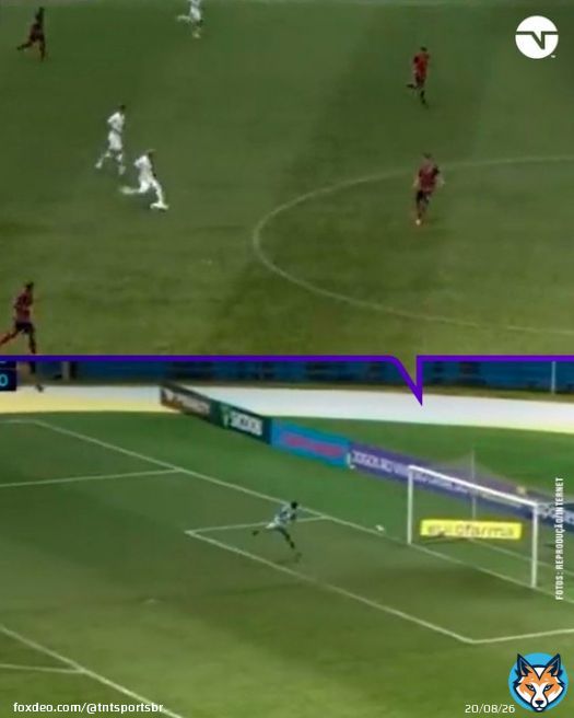 O GOL QUE PEL&Eacute; N&Atilde;O FEZ!  Ivonei chutou do meio da rua e fez um GOLA&Ccedil;O para fechar a goleada do Santos contra o Bahia, pela Copinha!