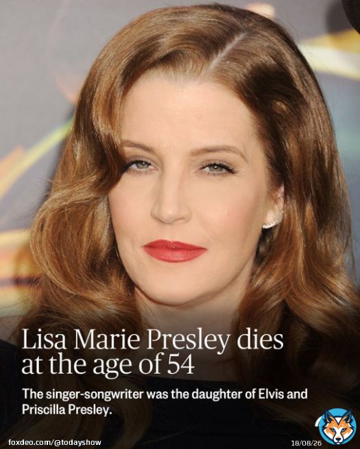 Singer-songwriter Lisa Marie Presley, daughter of Elvis and Priscilla Presley, has died. She was 54. :Getty Images