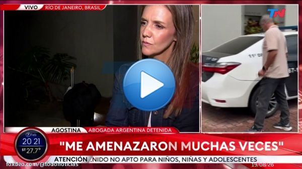 AHORA | Habla la abogada argentina acusada de racismo en Brasil: 'Hay mucho ensañamiento. Me quieren matar'