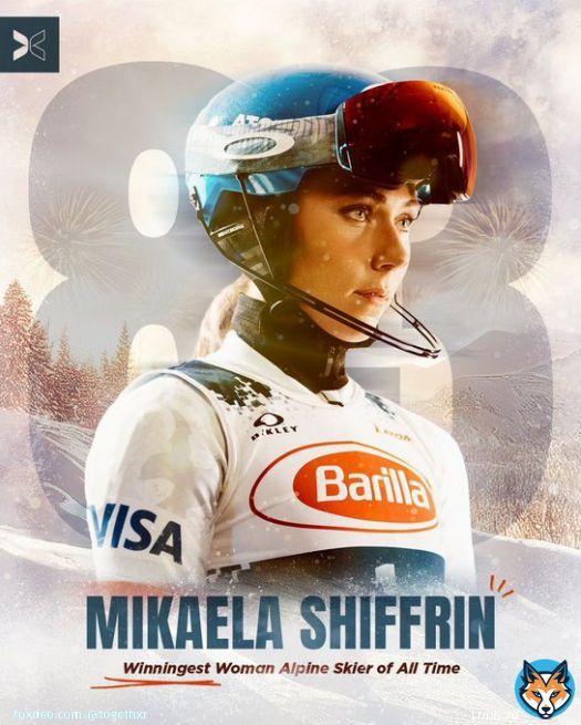 THE QUEEN OF ALPINE SKIING   With a GS win in Italy, @MikaelaShiffrin locks in World Cup win No. 83 & officially takes the title of winningest woman alpine skier of all time