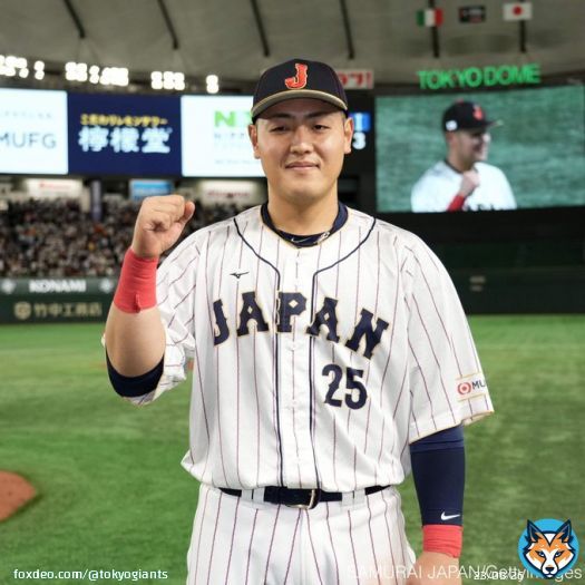 #WorldBaseballClassic2023 #準々決勝 勝利  #岡本和真 選手は、3点本塁打と適時二塁打を放ち計5打点の大活躍  #準決勝 も #侍ジャパン に熱い声援を送りましょう  #がんばれ侍ジャパン #がんばれ岡本和真 #WorldBaseballClassic #WBC #奪回 #ジャイアンツ #giants #東京 #tokyo #最高です