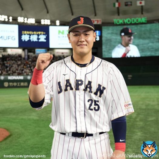#WorldBaseballClassic2023 #準々決勝 勝利  #岡本和真 選手は、3点本塁打と適時二塁打を放ち計5打点の大活躍  #準決勝 も #侍ジャパン に熱い声援を送りましょう  #がんばれ侍ジャパン #がんばれ岡本和真 #WorldBaseballClassic #WBC #奪回 #ジャイアンツ #giants #東京 #tokyo #最高です