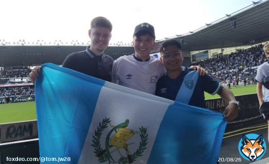 From Guatemala to Derby... Some trip that is, big up the Guatemalan rams