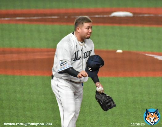 そろそろ山川選手に1本出そうな気がしますいや、出て欲しい気がします。 4/2に撮ったファース上の山川選手と森選手。 山川選手が森選手のズボン引っ張ってリードの邪魔を これを3塁側から撮ってる方が居て、二人は笑ってるです チームは離れても二人関係は #山川穂高 #森友哉