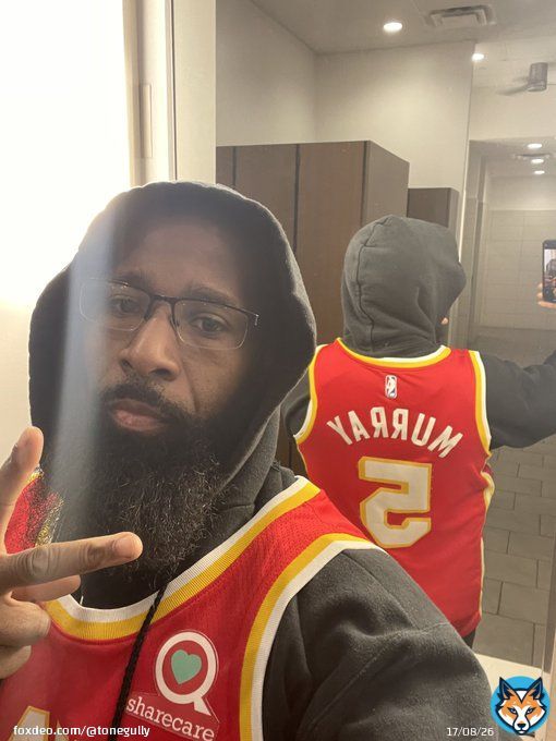 Than man @DejounteMurray different. @ATLHawks #truetoatlanta #nba #basketball