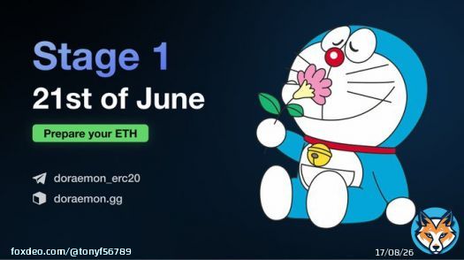 Doraemon Pre-SALE    Stage 1 presale is coming soon, this is good news for the entire crypto community - subscribe to the official social networks    #crypto #eth #ethereum #bnb #binance #kucoin #coinbase #bitcoin #musk #tesla #usdt #memecoin #pepe