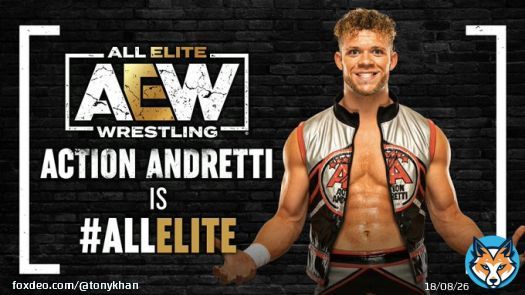 Congratulations! It's official! @ActionAndretti is ALL ELITE!   Thank you to everyone watching #WinterIsComing on @TBSNetwork Wednesday Night #AEWDynamite TONIGHT!