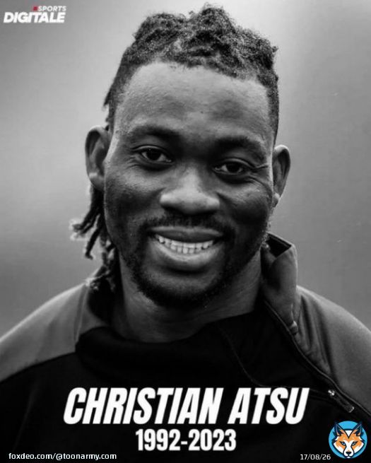 Tragic news to wake up to this morning. Deepest condolences to his family, friends & everybody else affected by the earthquake in Turkey.   Rest In Peace Christian Atsu  #NUFC