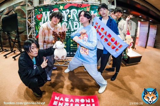 【MERRY ROCK PARADE 2022】ありがとうございました！！  4年連続4度目の出演にして大トリを務めさせて頂きました。 遅くまで残って下さった皆様ありがとうございます。  'マカロニえんぴつ'という音楽を見つけてくれありがとう。  名古屋、来年もバチバチにやろうぜ  #メリロ #マカロニえんぴつ