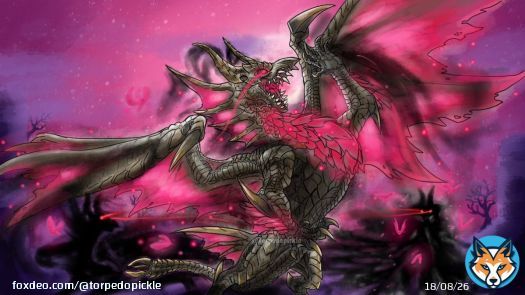 Sunbreak is Tomorrow!  Ending this series of art with the flagship themself, Malzeno! #Malzeno #MonsterHunter #Sunbreak #モンハンサンブレイク  #モンハン  #art
