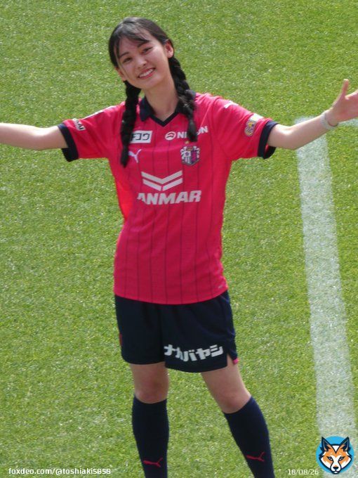 いい笑顔ありがとうございました #万徳充穂 #セレッソガール #セレッソ大阪