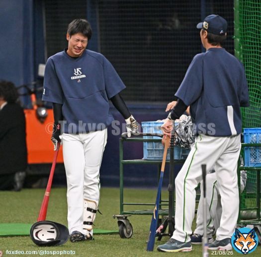 【日本シリーズ】 １０月２５日　 #日本シリーズ #ヤクルトスワローズ  #swallows  #山田哲人　#マクガフ　#丸山和郁  #東スポ