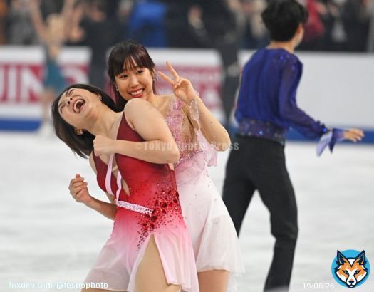 【#世界フィギュアスケート選手権】 ３月２６日　#エキシビジョン #三原舞依 選手と  #坂本花織 選手　　 #世界フィギュア