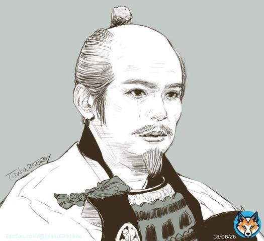 『どうする家康』46話の家康さん。 苦しいけど終わらせないといけない。  #どうする家康 #どうする絵