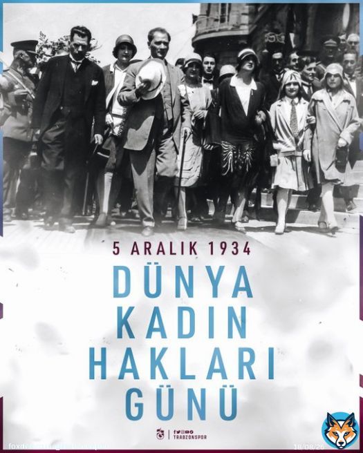 Cumhuriyetimizin Kurucusu Gazi Mustafa Kemal Atat&uuml;rk &ouml;nc&uuml;l&uuml;ğ&uuml;nde T&uuml;rk kadınına se&ccedil;me ve se&ccedil;ilme hakkı verilişinin 88. yıl d&ouml;n&uuml;m&uuml; kutlu olsun.   #5AralıkD&uuml;nyaKadınHaklarıG&uuml;n&uuml;