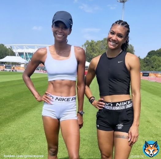 Top athletes touchdown Budapest   Dalilah Muhammad Gianna Woodruff Tamari Davis Yulimar Rojas Alica Schmidt