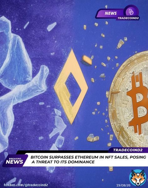 Crypto News Today Trade Coin D2 05/28/23 $BTC 27092 / $ETH 1847 Bitcoin Surpasses Ethereum in NFT Sales, Posing a Threat to Its Dominance #CryptoNews #Crypto #CryptoUpdate
