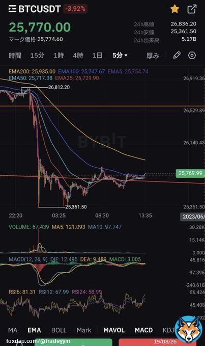 #BTC #Bitcoin  Long SL$25500