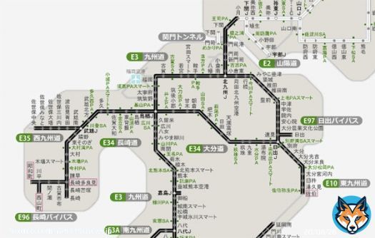 こんな図初めて見たかも&hellip;。  【高速道路の通行止め「九州全域」に 海峡3ルート&times; 関東も通行止め発生】