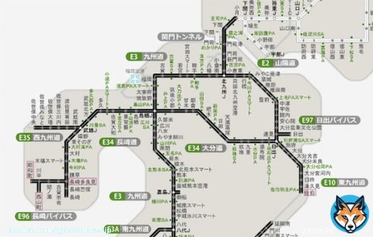 こんな図初めて見たかも&hellip;。  【高速道路の通行止め「九州全域」に 海峡3ルート&times; 関東も通行止め発生】