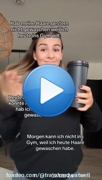 Die schwerste Rechenaufgabe der Welt: zu kalkulieren, an welchen Tagen Haarewaschen Sinn macht \ud83d\ude02\ud83d\udc4d\ud83c\udffb#haarwaschtag #gymgirl #krafttraining