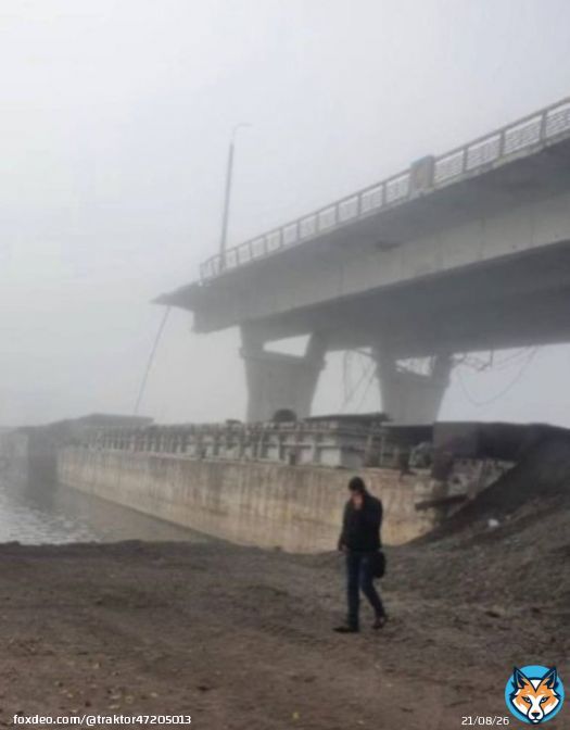 Антоновский мост  взорван . Сколько своих  солдат они оставили  там ?