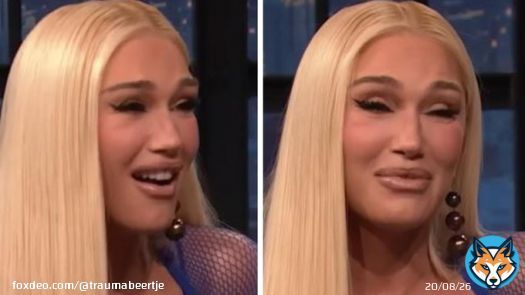 Terwijl wij ons druk zaten te maken om Schiphol en energieprijzen is Gwen Stefani in een toverketel Donatella Versace gevallen