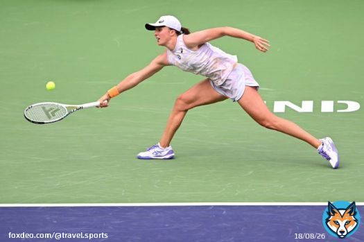 @iga_swiatek doing 1GA things   #TennisParadise