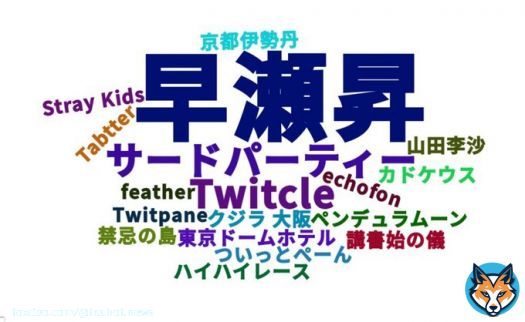 【今のトレンド可視化】サードパーティー Twitcle 早瀬昇 クジラ大阪 echofon