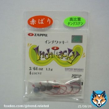 #トレンドワード 関連グッズ  「 #赤ザップ 」で検索した商品   【価格】605円  ZAPPU(ザップ) インチワッキー 3/64oz 赤バリ