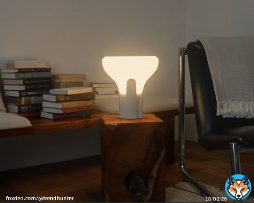 Now Trending: Plant-Based Table Lamps - Craighill and Gantri Release a Minimalist Plant-Based Lamp  #Eco