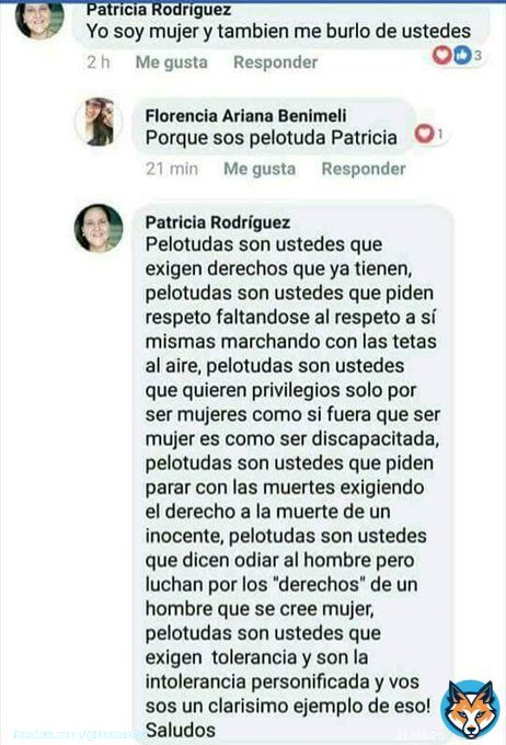 Cerrada de orto nivel Dios! #Feminazis #feminismo #metoo #MiraComosNosPonemos