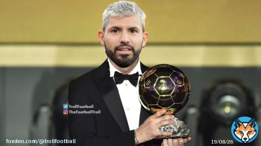Sergio Ag&uuml;ero this season: World Cup with Argentina, treble with Man City and league title with Barcelona.   If Ag&uuml;ero doesn&rsquo;t win the Ballon d'Or, it will be the biggest robbery we have ever seen.