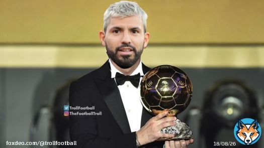 Sergio Ag&uuml;ero this season: World Cup with Argentina, treble with Man City and league title with Barcelona.   If Ag&uuml;ero doesn&rsquo;t win the Ballon d'Or, it will be the biggest robbery we have ever seen.