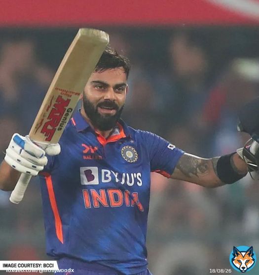 Another century for Kohli  What a Blockbuster week for AK and VK   #Thunivu #INDvSL