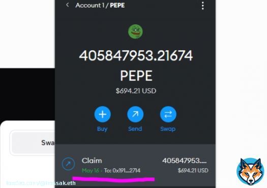 THIS IS FINANCIAL ADVICE.   $PEPE launched their airdrop and I claimed $700     double check the url!  #PEPE #PepeCoin #PEPEARMY #PepeAI #pepeislove #mongarmy $mong $psyop #psyop #simpson $ben #hex #binance #bitcoin #memecoins $dons #capo $capo $lady